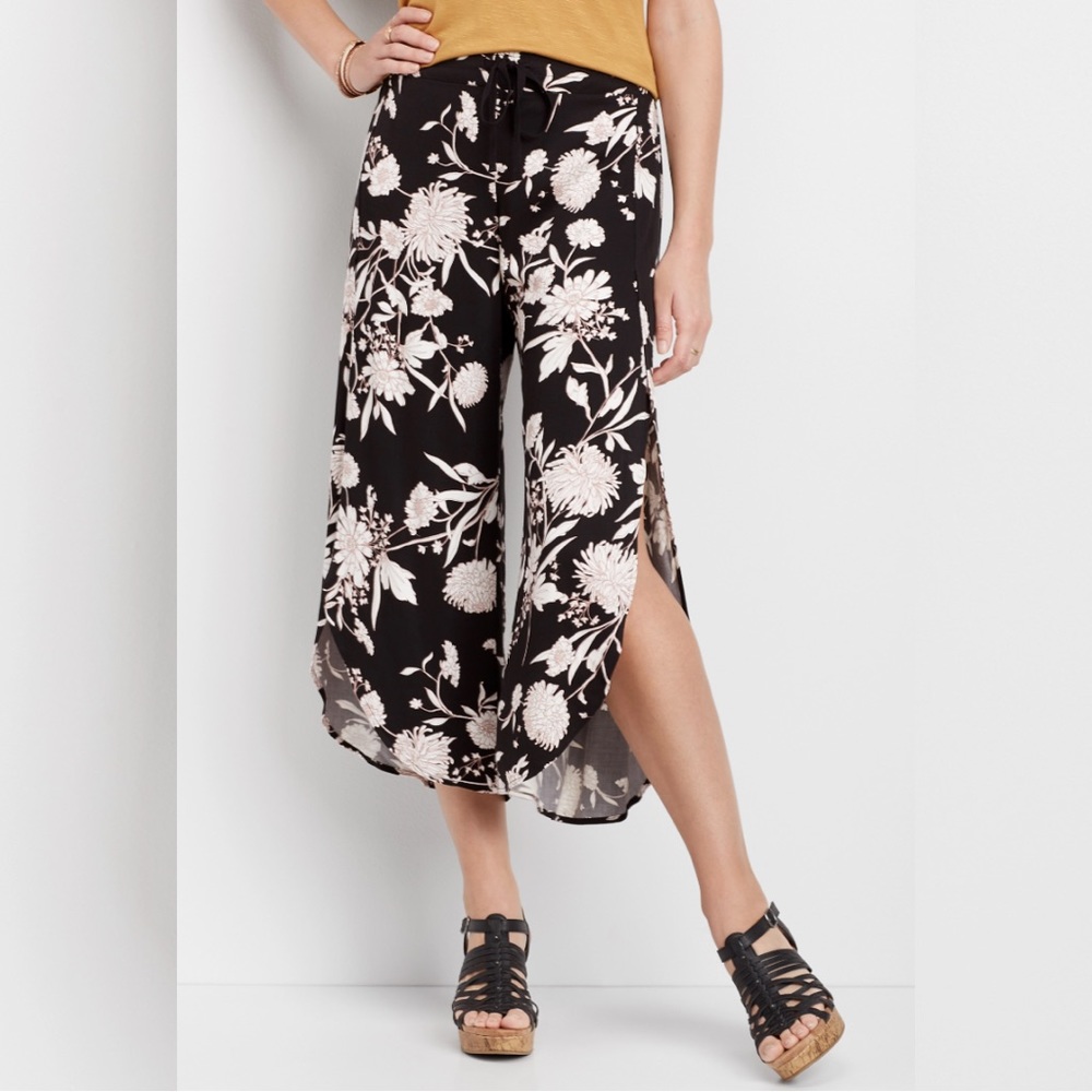 Maurices Floral Flyaway Pants